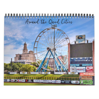 Cirka Quad Cities USA-kalendern Kalender