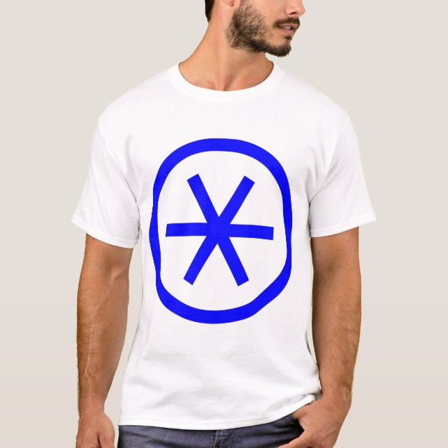 Cirkad asterisk tee shirt (Framsida)