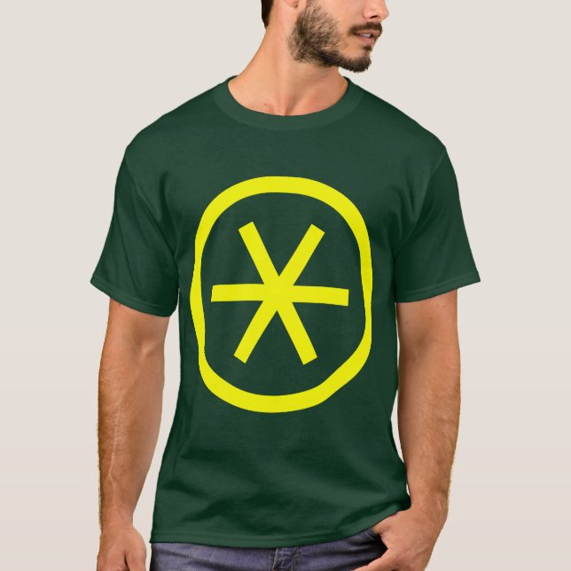 Cirkad asterisk tee shirt (Framsida)