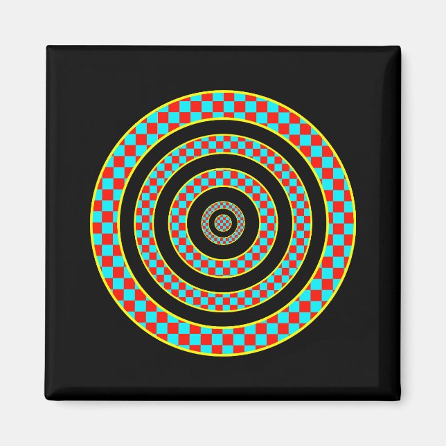 Cirkad konst magnet (Framsidan)