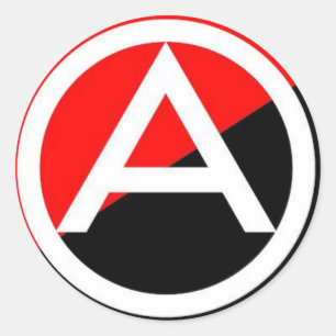 Cirkel-a 2-dekal runt klistermärke