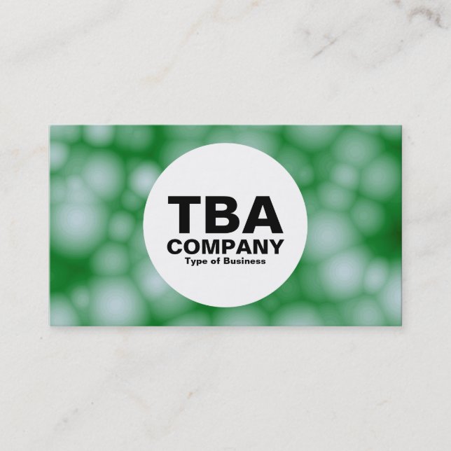 Cirkel - Abstrakt Bomull Visitkort (Framsida)