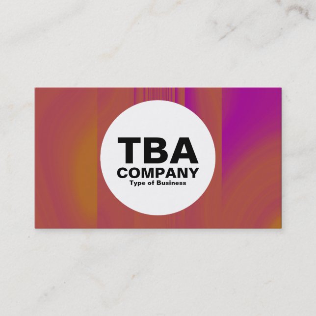 Cirkel - Abstrakt Struktur Visitkort (Framsida)