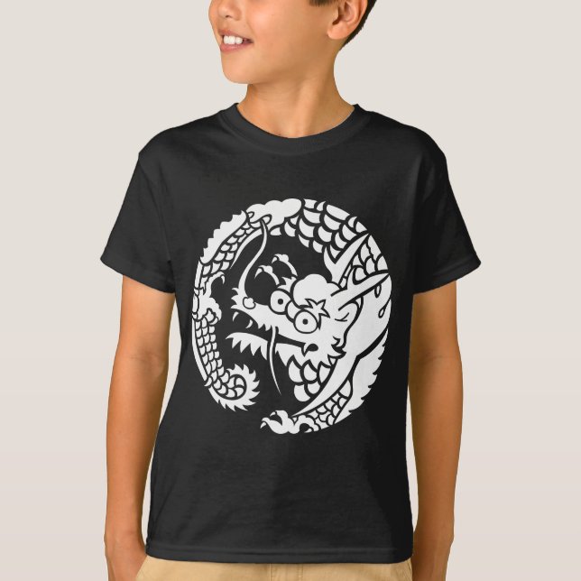 Cirkel av Nichiren-sekten drak Tee Shirt (Framsida)