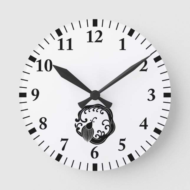 Cirkel av regnig dragon runt klocka (Framsida)