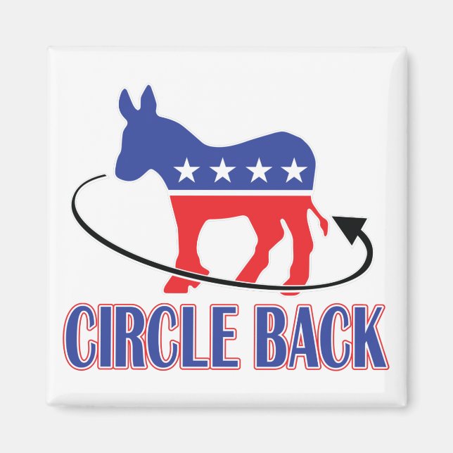 Cirkel bakåt magnet (Framsidan)