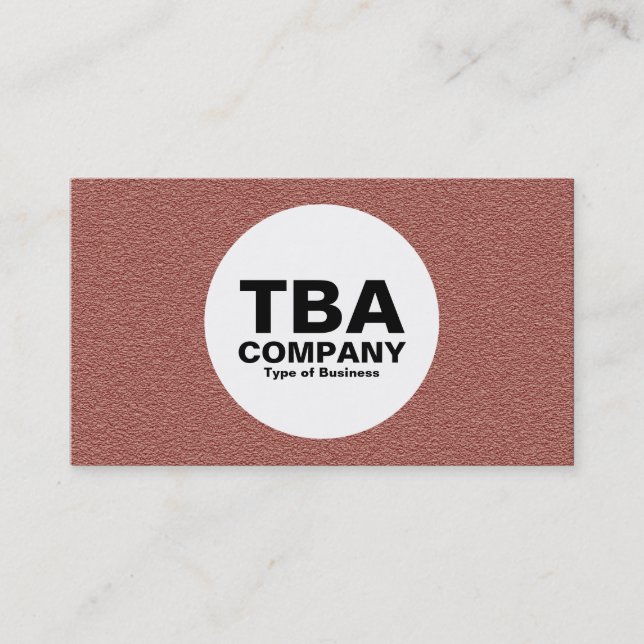 Cirkel - Bricka Visitkort (Framsida)