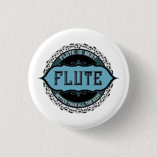 Cirkel för flute Best Music Note Knapp