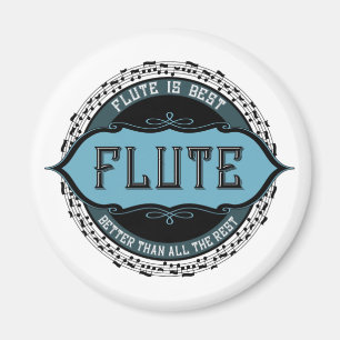 Cirkel för flute Best Music Note Magnet