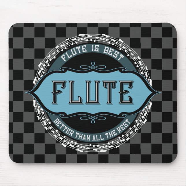 Cirkel för flute Best Music Note Musmatta (Framsidan)