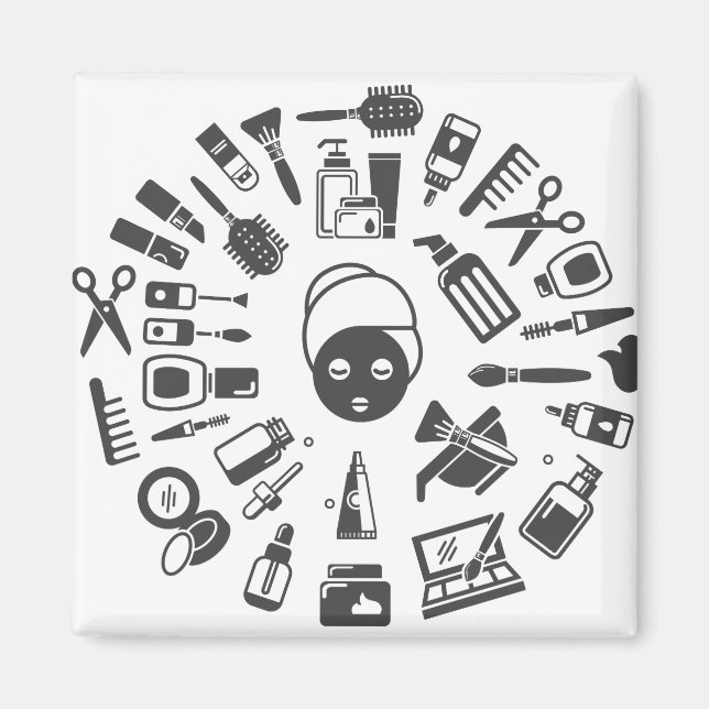 Cirkel för skinkprodukter magnet (Framsidan)