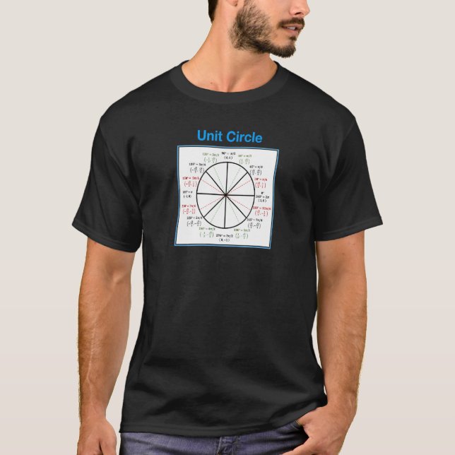 Cirkel för utbildningsmatematik (V2) T Shirt (Framsida)