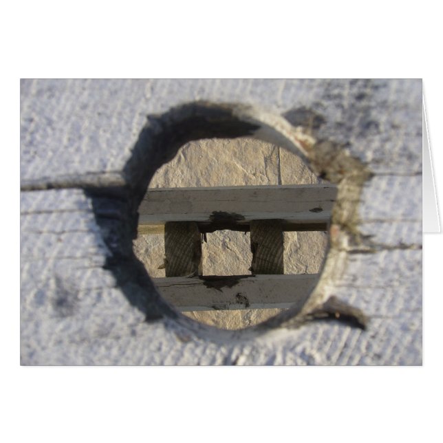 cirkel hälsningskort (Framsidan Horizontal)