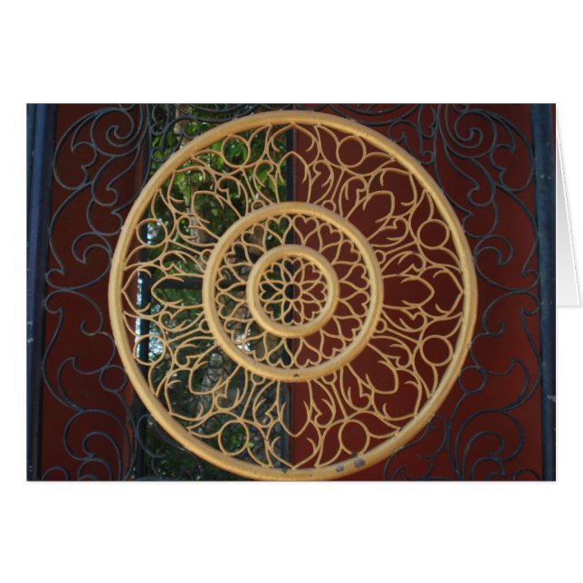 cirkel hälsningskort (Framsidan Horizontal)