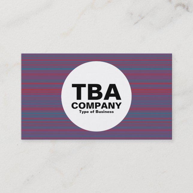 Cirkel - Linjer Visitkort (Framsida)