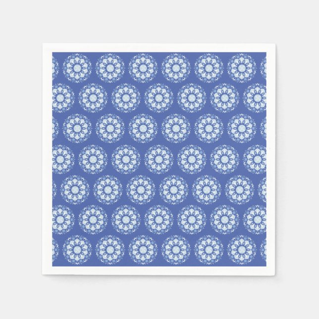 Cirkel Mandala Mönster   Pappersservett (Framsidan)