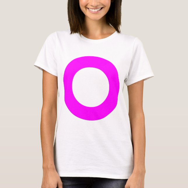 Cirkel med hål - Färger Tee (Framsida)