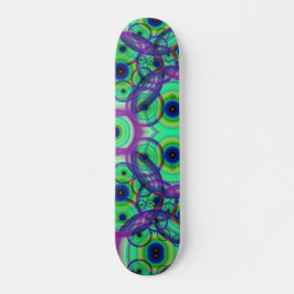 cirkel mini skateboard bräda 18,5 cm