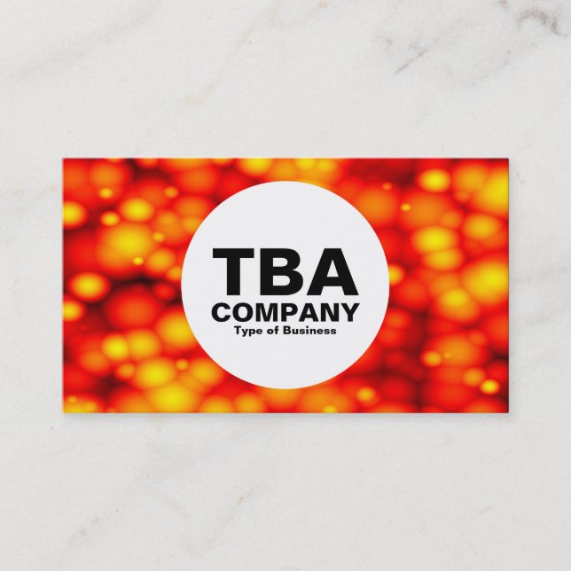 Cirkel - Molten Bubbles 02 Visitkort (Framsida)