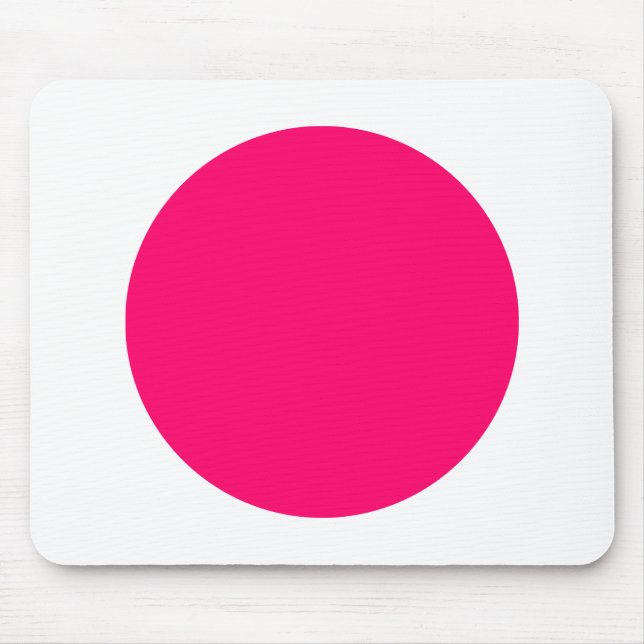 Cirkel - Neon Red and White Musmatta (Framsidan)