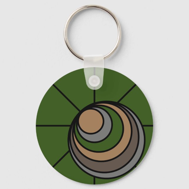 Cirkel  nyckelring (Framsida)