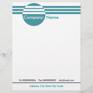 Cirkel- och Rand-blyerhuvud Brevhuvud