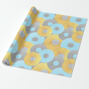 Cirkel Origami Pastel Mönster Presentpapper