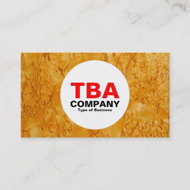 Cirkel - Trä 03 Visitkort (Framsida)