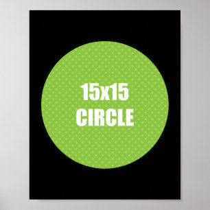 Cirkeldesign 15 x 15 poster