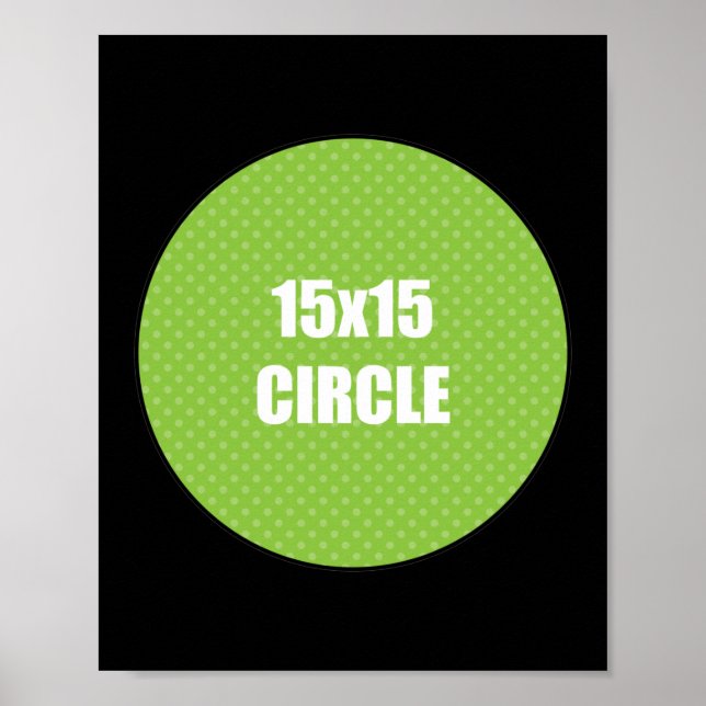 Cirkeldesign 15 x 15 poster (Framsidan)
