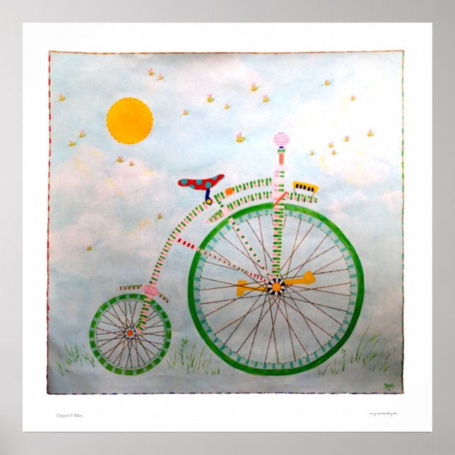 Cirkeldriven cykel ll poster (Framsidan)