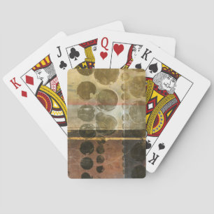 Cirkeldroppar av Grönt Casinokort