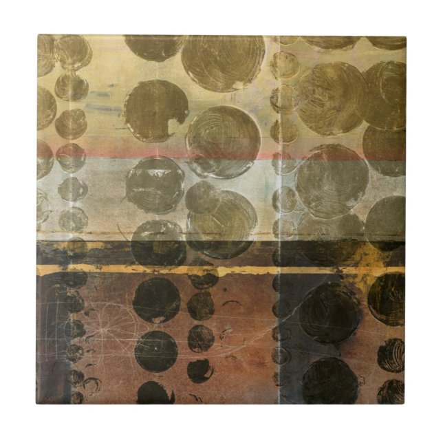 Cirkeldroppar av Grönt Kakelplatta (Framsidan)