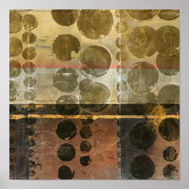 Cirkeldroppar av Grönt Poster (Framsidan)