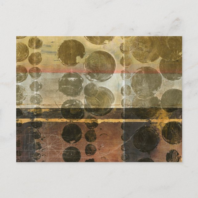 Cirkeldroppar av Grönt Vykort (Framsida)