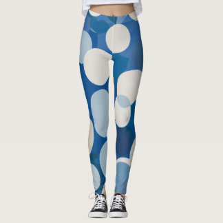 cirkelformade fläckar leggings