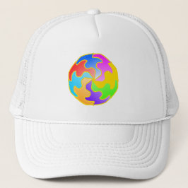 Cirkelformulär för abstrakt keps