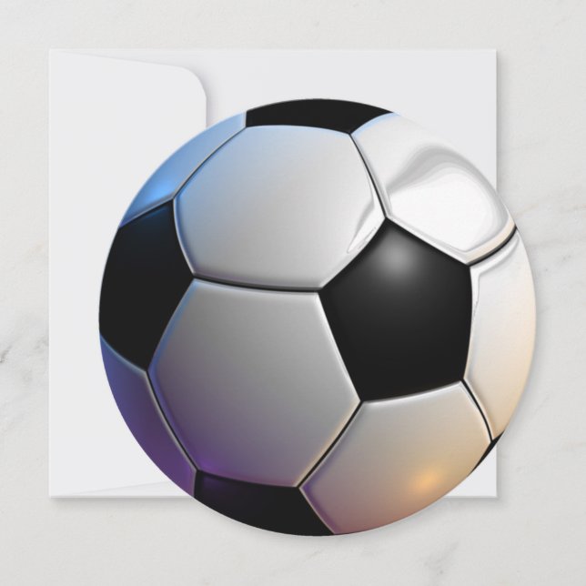 Cirkelinbjudningar till fotbollspartier inbjudningar (Framsida)
