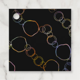 Cirkelkedjan Regbow Gåvor Etiketter