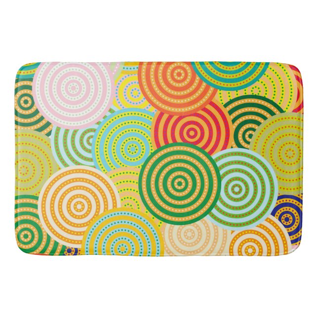 Cirkelkretsar Bath Mat Badrumsmatta (Framsidan)