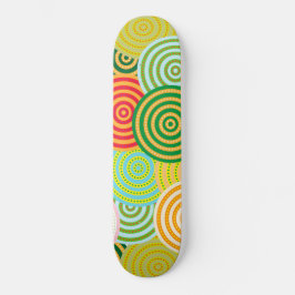 Cirkelkretskort Skateboard