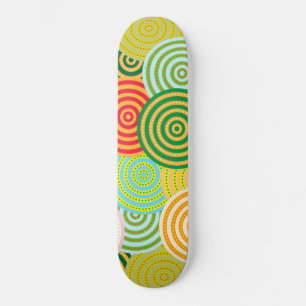 Cirkelkretskort Skateboard