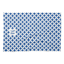 Cirkelkvarts mönster monogram anpassningsbar färg