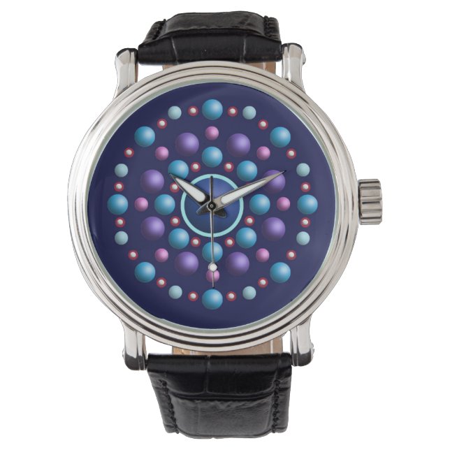 Cirkelmönster Mandala Ur Armbandsur (Framsida)