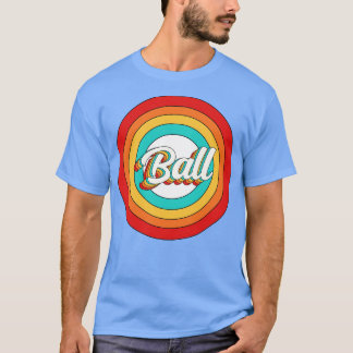 Cirkeln Boll Namn Shirt Vintage Boll T