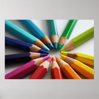 Cirkeln Färg Poster