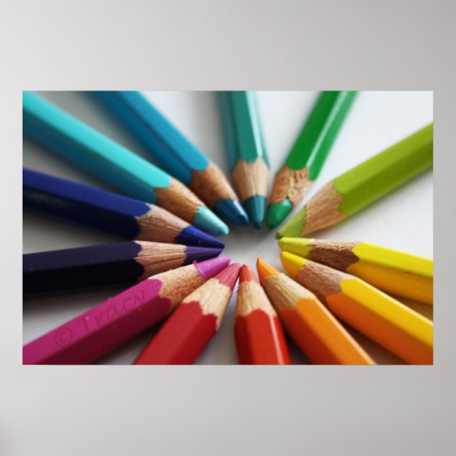 Cirkeln Färg Poster (Framsidan)