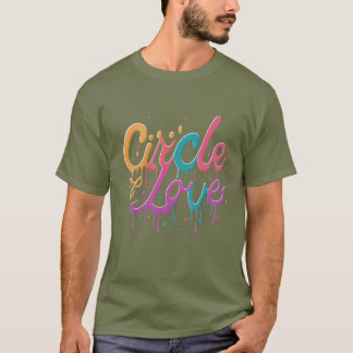Cirkeln Kärlek - Heartfilt design T Shirt