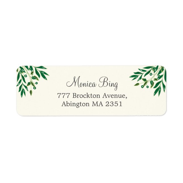 Cirkeln Kärlek | Returadress Etikett (Framsidan)