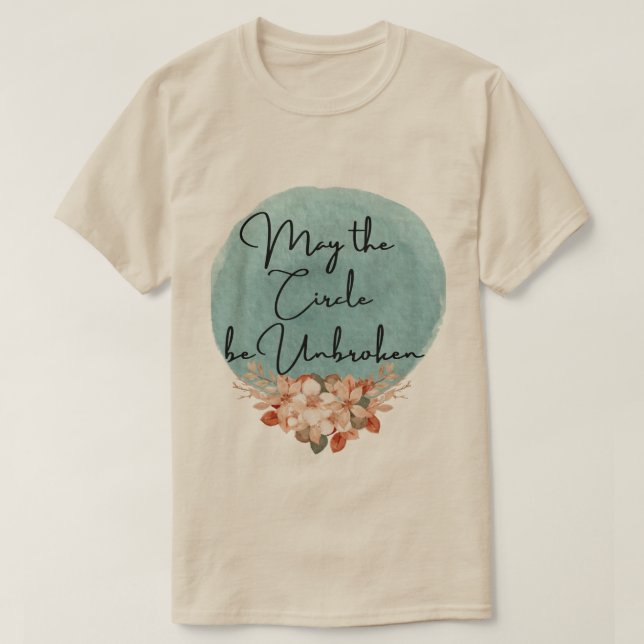 Cirkeln ska vara obruten t shirt (Design framsida)